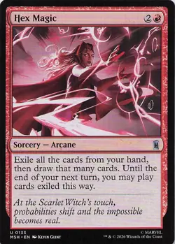 Hex Magic 133 UC Marvel Super Heroes MTG NM/M - Image 1