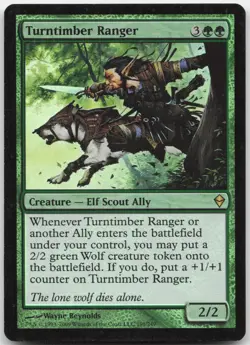 Turntimber Ranger - Zendikar - Foil Rare - Magic: The Gathering - Image 1