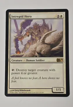 Intrepid Hero Core Set 2013 (M13) Regular Rare 1/1 White Human Soldier Creature - Image 1