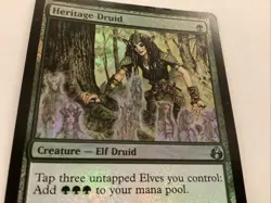 Heritage Druid - Foil - English MTG Morningtide - 126/150 - Image 3