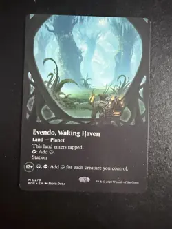 MTG - NM - BORDERLESS - Evendo, Waking Haven - Edge of Eternities - Image 1