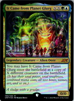 MTG IT CAME FROM PLANET GLURG 169 UNFINITY FOIL - Image 2