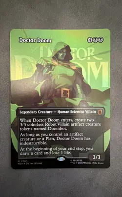 Doctor Doom (Borderless) (0365) Marvel Super Heroes Foil - Image 1