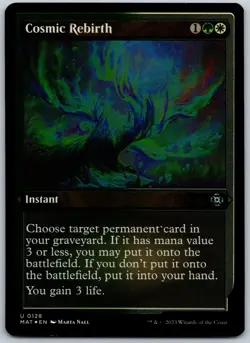 Cosmic Rebirth (Foil Etched) Foil U March of the Machine: The Aftermath 128 NM - Image 1