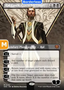 MTG Ral Zarek Guest Lecturer Strixhaven Mythic Legendary Planeswalker Ral NM - Image 1