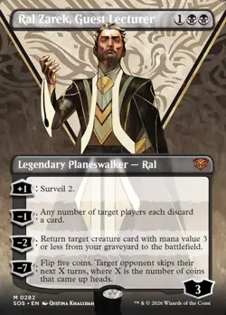 MTG Ral Zarek Guest Lecturer Strixhaven Mythic Legendary Planeswalker Ral NM - Image 2