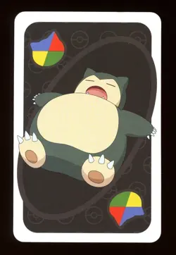 Snorlax WILD Pokemon Mattel Original Japanese UNO Card Near Mint - Image 1