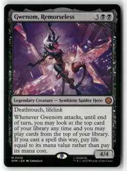 2025 MTG Marvel's Spider-Man Gwenom, Remorseless Expansion/Mythic #56 - Image 1