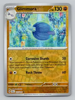 Glimmora 115/191 Common Surging Sparks Pokemon Reverse Holo Near Mint - Image 1