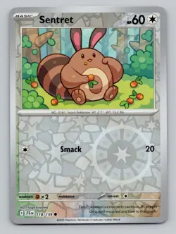 Sentret 118/159 Common Journey Together Pokemon Reverse Holo Near Mint - Image 1