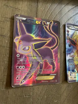 RARE Pokemon TCG Espeon EX (117/122) Flareon EX (RC28/RC32) 2016 | Holographic - Image 2