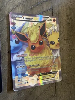 RARE Pokemon TCG Espeon EX (117/122) Flareon EX (RC28/RC32) 2016 | Holographic - Image 4