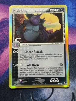 Nidoking (Delta Species) Holo Dragon Frontiers 6/101 Pokemon - Image 1