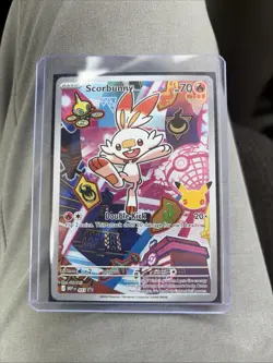 Pokemon Scorbunny 053 Promo Full Art Holo Card English Mega Evolution Promo 2026 - Image 1