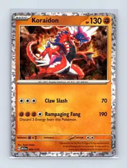 Koraidon 008/015 Holo Promo McDonald's Promos 2024 Pokemon Near Mint - Image 1
