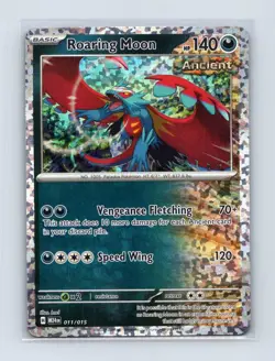 Roaring Moon 011/015 Holo Promo McDonald's Promos 2024 Pokemon Holo LP - Image 1