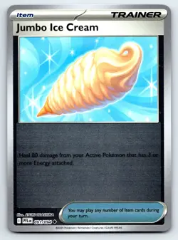 Pokemon Jumbo Ice Cream ME02: Phantasmal Flames (PFL) Reverse Holo 091/094 NM - Image 1
