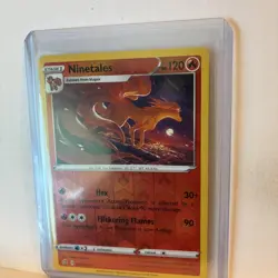 Pokemon Ninetales Rare Rebel Clash Reverse Holo 025/192 - LP - Image 3