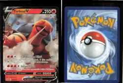 Torkoal V 024/202 Holo V Rare Sword & Shield Pokemon Holo Near Mint - Image 3