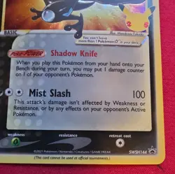 Pokemon TCG Greninja Star SWSH144 Sword & Shield Promo Holo 130 HP English 2021 - Image 4