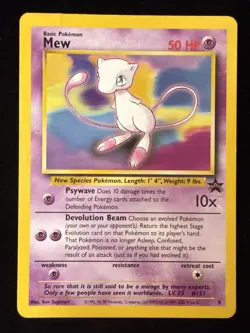 Mew - Black Star Promo - #8 - Pokemon TCG - MP - Image 1