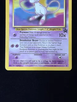 Mew - Black Star Promo - #8 - Pokemon TCG - MP - Image 3