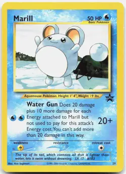 Pokemon TCG Marill WoTC Promo Promo 29/53 - Image 1