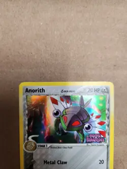 Anorith 58/110 EX Holon Phantoms Stamped Reverse Holo Pokemon Card - Image 2