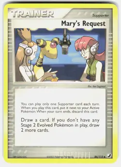 Mary's Request 86/115 Uncommon Unseen Forces Pokemon Lightly Played - Image 2