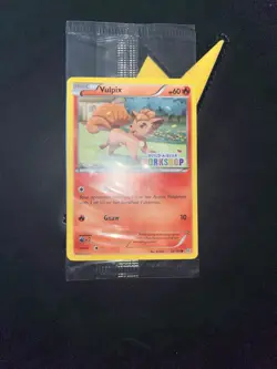 Build a Bear Pokemon Card Vulpix Promo Trading Card TCG SEALED NEW - Image 1