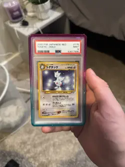 PSA 9 MINT - 2000 POKEMON JAPANESE NEO 176 TOGETIC-HOLO - Image 1