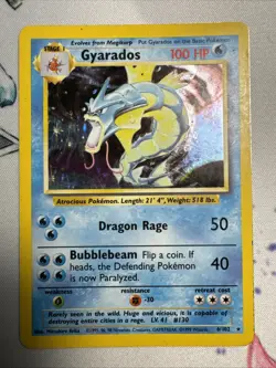 Gyarados - Base Set Unlimited 6/102 - Pokemon TCG (Vintage WoTC) - HP/DMG - Image 1
