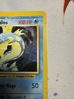 Gyarados - Base Set Unlimited 6/102 - Pokemon TCG (Vintage WoTC) - HP/DMG - Image 3