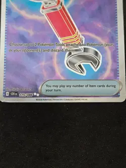 2026 POKEMON ITEM/TRAINER PERFECT ORDER #115/086 TOOL SCRAPPER - Image 2