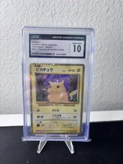 2023 Pokemon Classic Collection Japanese Pikachu #008/032 CGC 10 Gem Mint - Image 1
