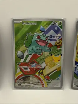 Pokemon First Partner Illustration Bulbasaur Squirtle Charmander Gen 1 Promo NM - Image 3