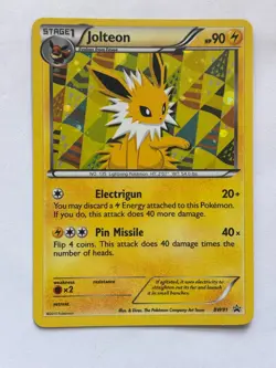 Jolteon BW91 Pokemon Black & White Promo English Holo LP - Image 1