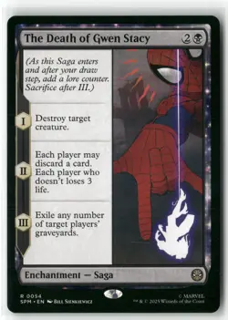 2025 MTG Marvel's Spider-Man The Death of Gwen Stacy Expansion/Rare #54 - Image 1