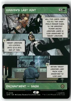 2025 MTG Marvel's Spider-Man Kraven's Last Hunt Borderless Expansion/Rare #226 - Image 1