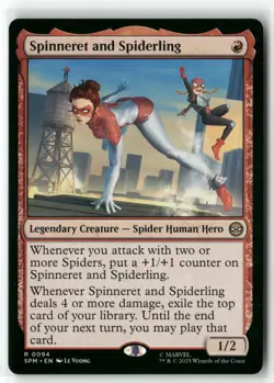 2025 MTG Marvel's Spider-Man Spinneret and Spiderling Expansion/Rare #94 - Image 1