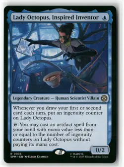 2025 MTG Marvel's Spider-Man Lady Octopus, Inspired Inventor Expansion/Rare #35 - Image 1