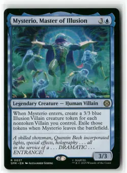 2025 MTG Marvel's Spider-Man Mysterio, Master of Illusion Expansion/Rare #37 - Image 1