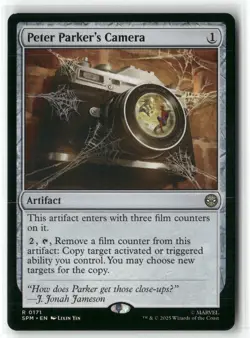 2025 MTG Marvel's Spider-Man Peter Parker's Camera Expansion/Rare #171 - Image 1