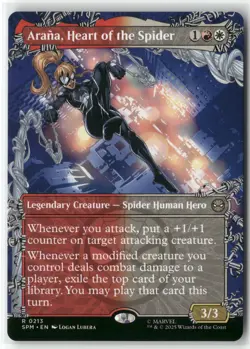 2025 MTG Marvel's Spider-Man Arana, Heart of the Spider Borderless - Image 1