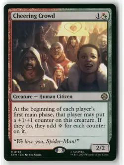 2025 MTG Marvel's Spider-Man Cheering Crowd Expansion/Rare #126 - Image 1