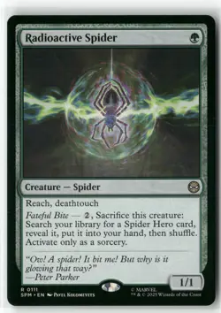 2025 MTG Marvel's Spider-Man Radioactive Spider Expansion/Rare #111 - Image 1
