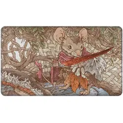 Bloomburrow Heir to Cragflame Holo Stitched edge PLAY MAT PLAYMAT ULTRA PRO MTG - Image 2