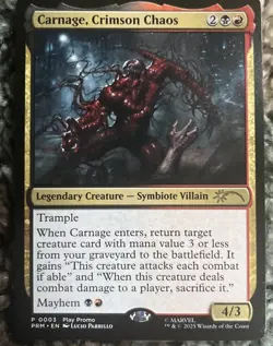 MTG - Spider-Man Carnage, Crimson Chaos - Promo - Alternate Art - Image 1