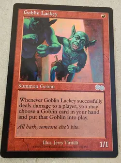 Goblin Lackey - #190 Regular - Urza's Saga - Mtg - Image 1