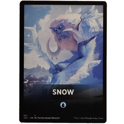 x1 Snow Theme Card Jumpstart 2022 Blue J22 MTG M/NM - Image 1